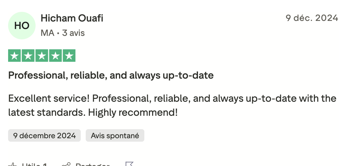 Testimonial screenshot 5